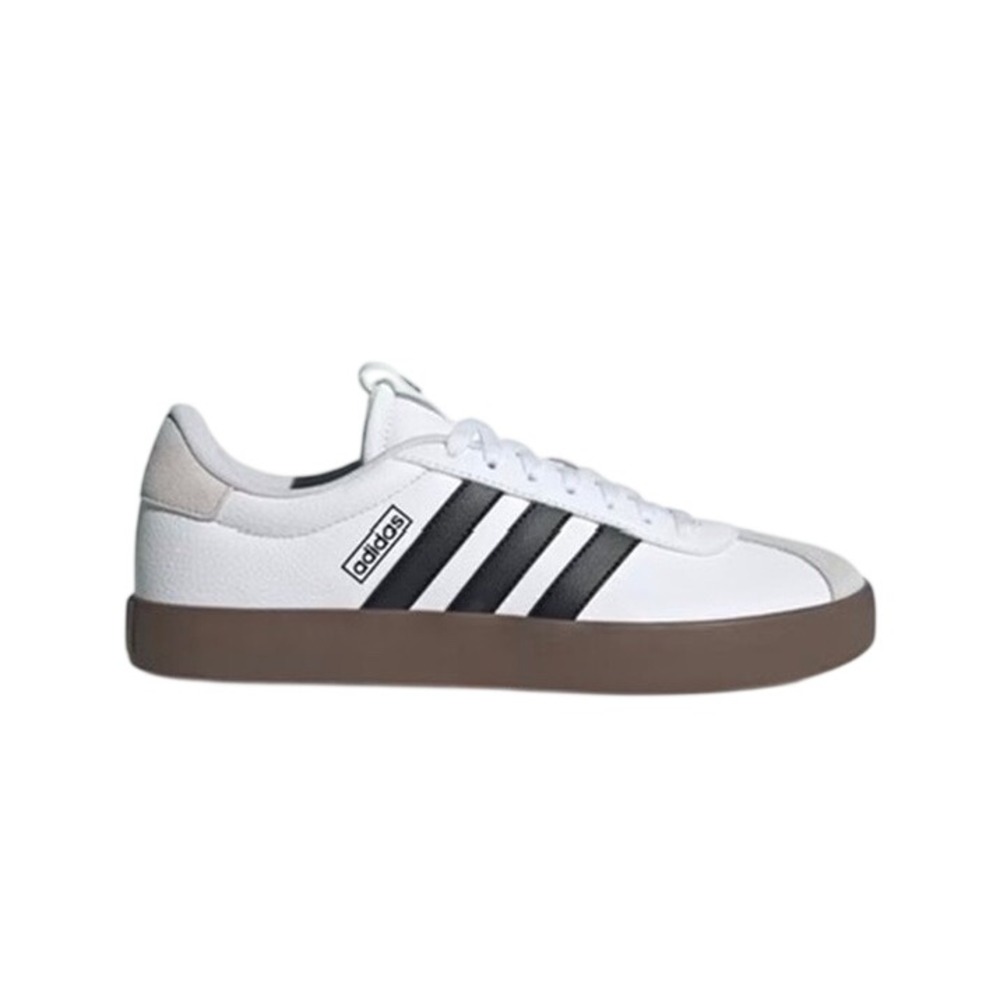 Adidas VL Court 3.0 Mens Shoes White Black Gum ID6284 Size 13 Low Top Sneakers